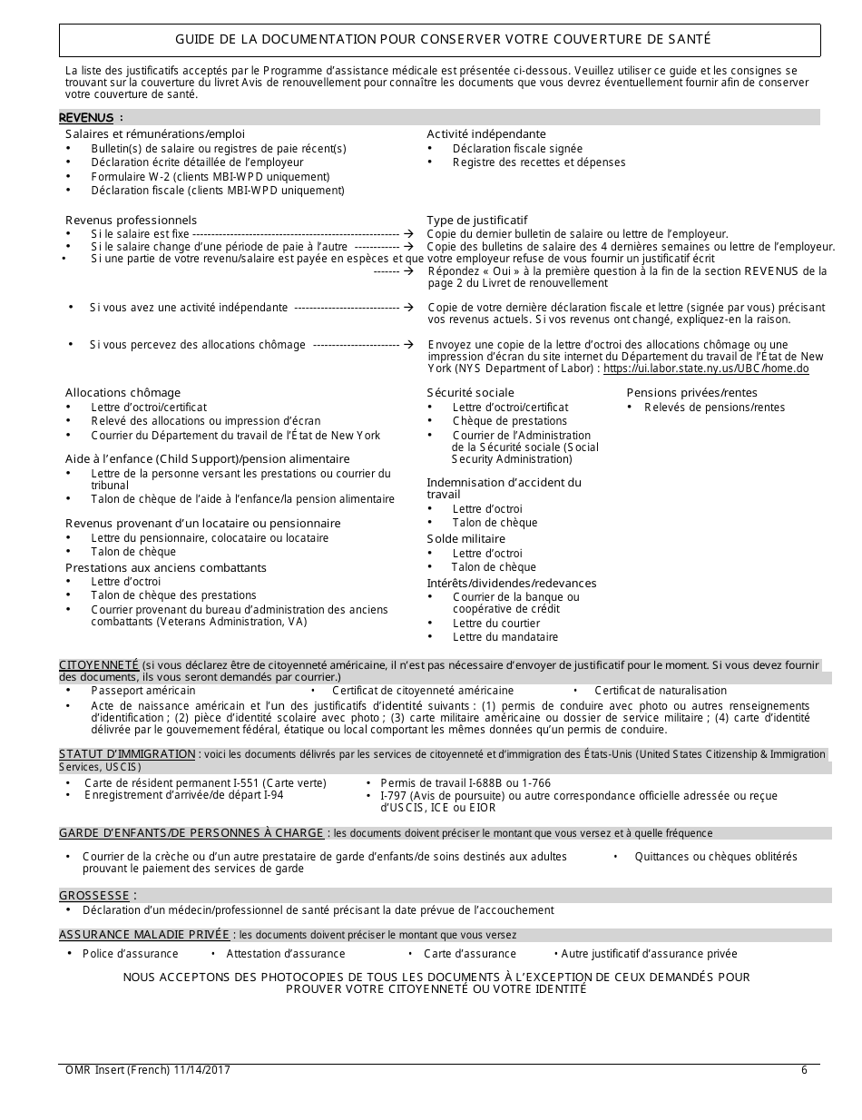 Form MAP-2020C Guide to Complete Your Medicaid Renewal Forms - New York City (English / French), Page 6