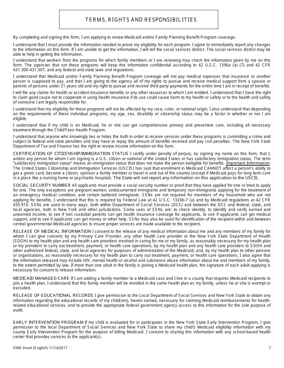 Form MAP-2020C Guide to Complete Your Medicaid Renewal Forms - New York City (English / French), Page 7