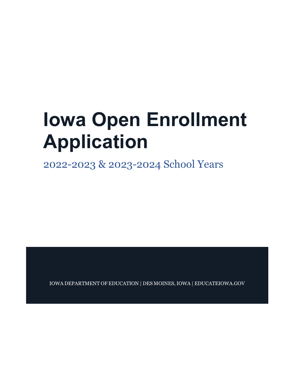 Open Enrollment 2024 Iowa Schools Holli Loraine