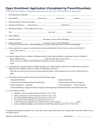 Open Enrollment Application - Iowa, Page 3