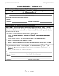 Form M-860W Application for Burial Allowance - New York City (French), Page 5