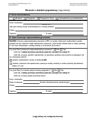 Form M-860W Application for Burial Allowance - New York City (Polish), Page 5