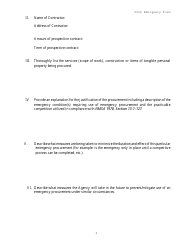 Emergency Determination Form - New Mexico, Page 2