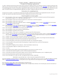 Form 4923 Non-highway Use Motor Fuel Refund Claim - Missouri, Page 2