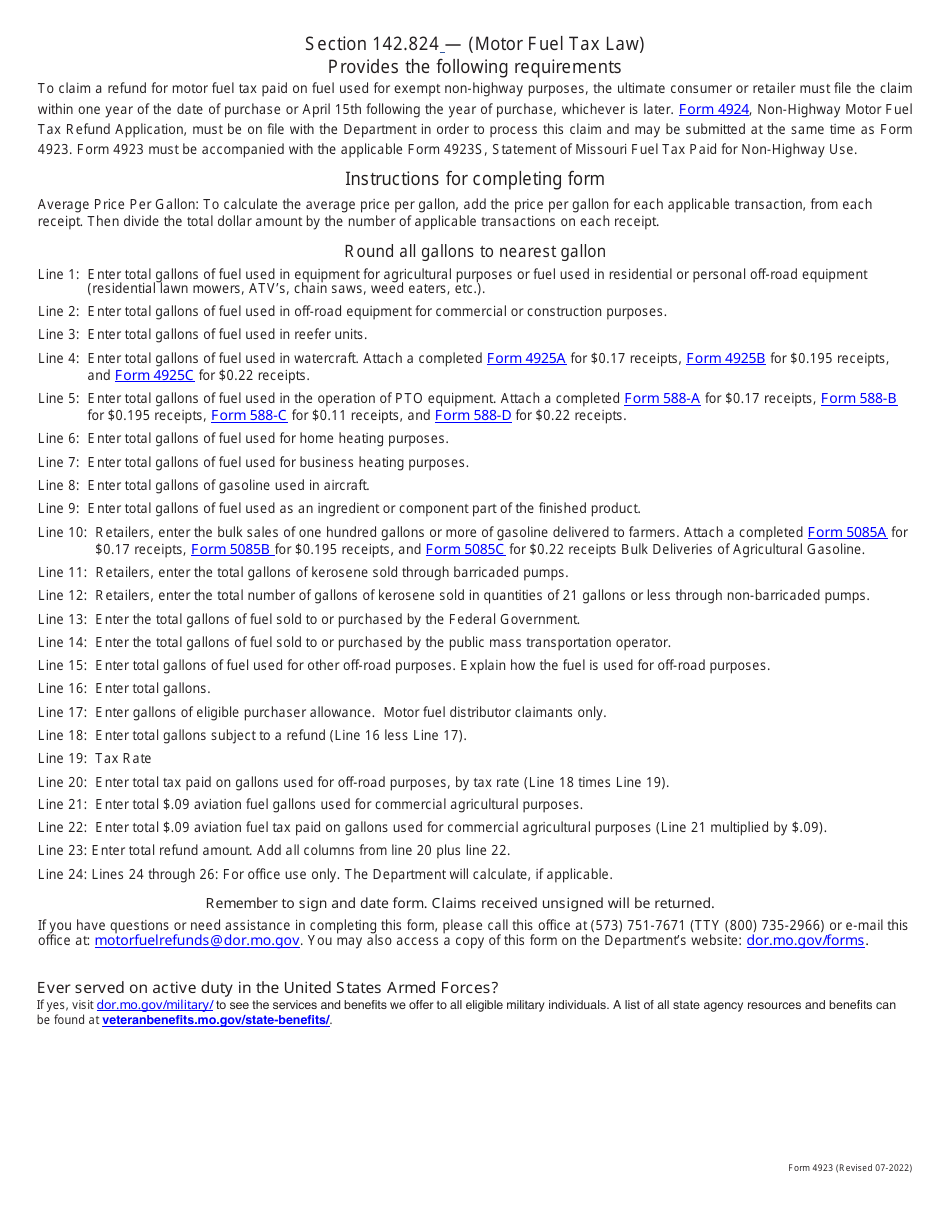 form-4923-download-fillable-pdf-or-fill-online-non-highway-use-motor