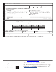 Form 5500 Request for Driver License Records and Personal Information - Missouri, Page 2