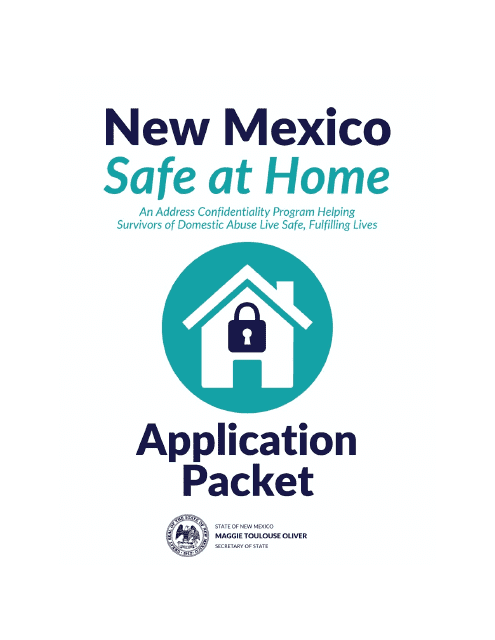 Application Form - Safe at Home Program - New Mexico Download Pdf