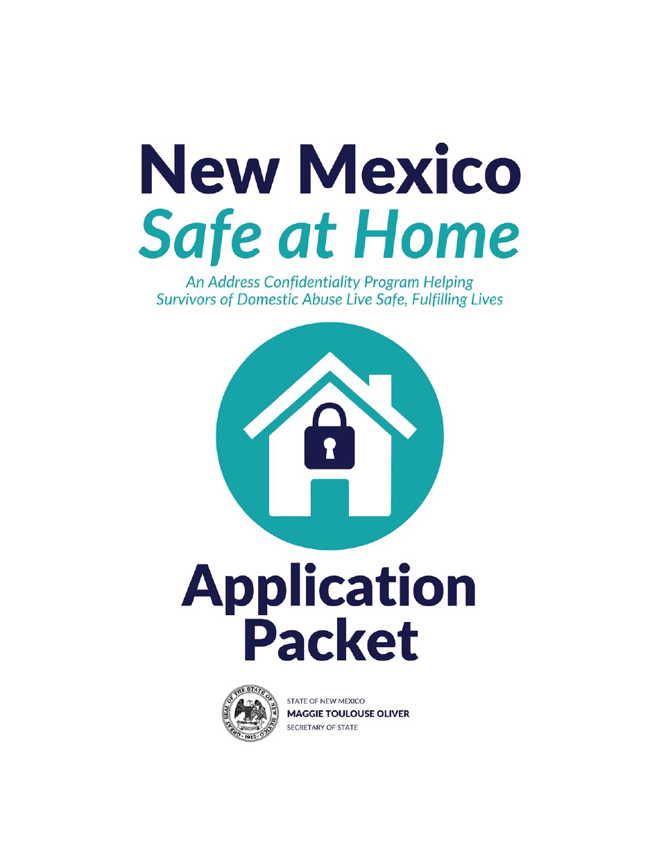 New Mexico Application Form - Safe at Home Program - Fill Out, Sign ...