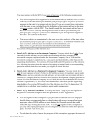 Instructions for Form ADV, SEC Form 1707 Uniform Application for Investment Adviser Registration and Report Form by Exempt Reporting Advisers, Page 15