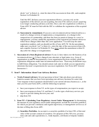 Instructions for Form ADV, SEC Form 1707 Uniform Application for Investment Adviser Registration and Report Form by Exempt Reporting Advisers, Page 19