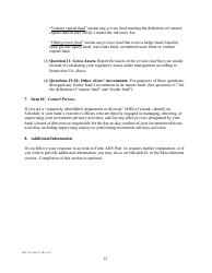 Instructions for Form ADV, SEC Form 1707 Uniform Application for Investment Adviser Registration and Report Form by Exempt Reporting Advisers, Page 25