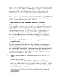 Instructions for Form ADV, SEC Form 1707 Uniform Application for Investment Adviser Registration and Report Form by Exempt Reporting Advisers, Page 8