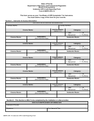 Form DBPR CPA13 Instructor Cpe Credit Reporting Form - Florida, Page 2