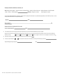 Form OCC1260 Release of Information - Child Care - Maryland, Page 2