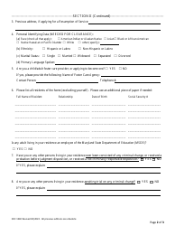 Form OCC1240 Application for Large Family Child Care Home Registration - Maryland, Page 2