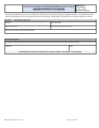 Document preview: Form DOC.221.21 Application Withdrawal Request - Maryland (French)