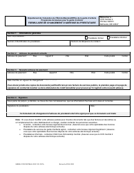 Document preview: Form DOC.231.21PA Provider Change of Address Form - Maryland (French)