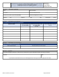 Document preview: Form DOC.241.23 Provider Move Scholarship Request Form - Maryland (French)