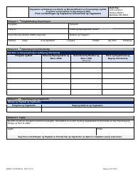 Document preview: Form DOC.241.23 Provider Move Scholarship Request Form - Maryland (Tagalog)