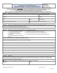 Form DOC.511.20 Request for Hearing - Child Care Scholarship - Maryland (French), Page 2