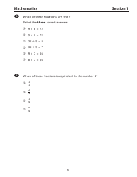 Release of Spring Ricas Test Items From the Grade 3 Mathematics Paper-Based Test - Rhode Island, Page 11
