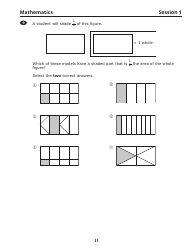 Release of Spring Ricas Test Items From the Grade 3 Mathematics Paper-Based Test - Rhode Island, Page 13