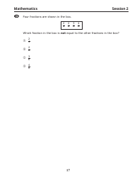 Release of Spring Ricas Test Items From the Grade 3 Mathematics Paper-Based Test - Rhode Island, Page 19