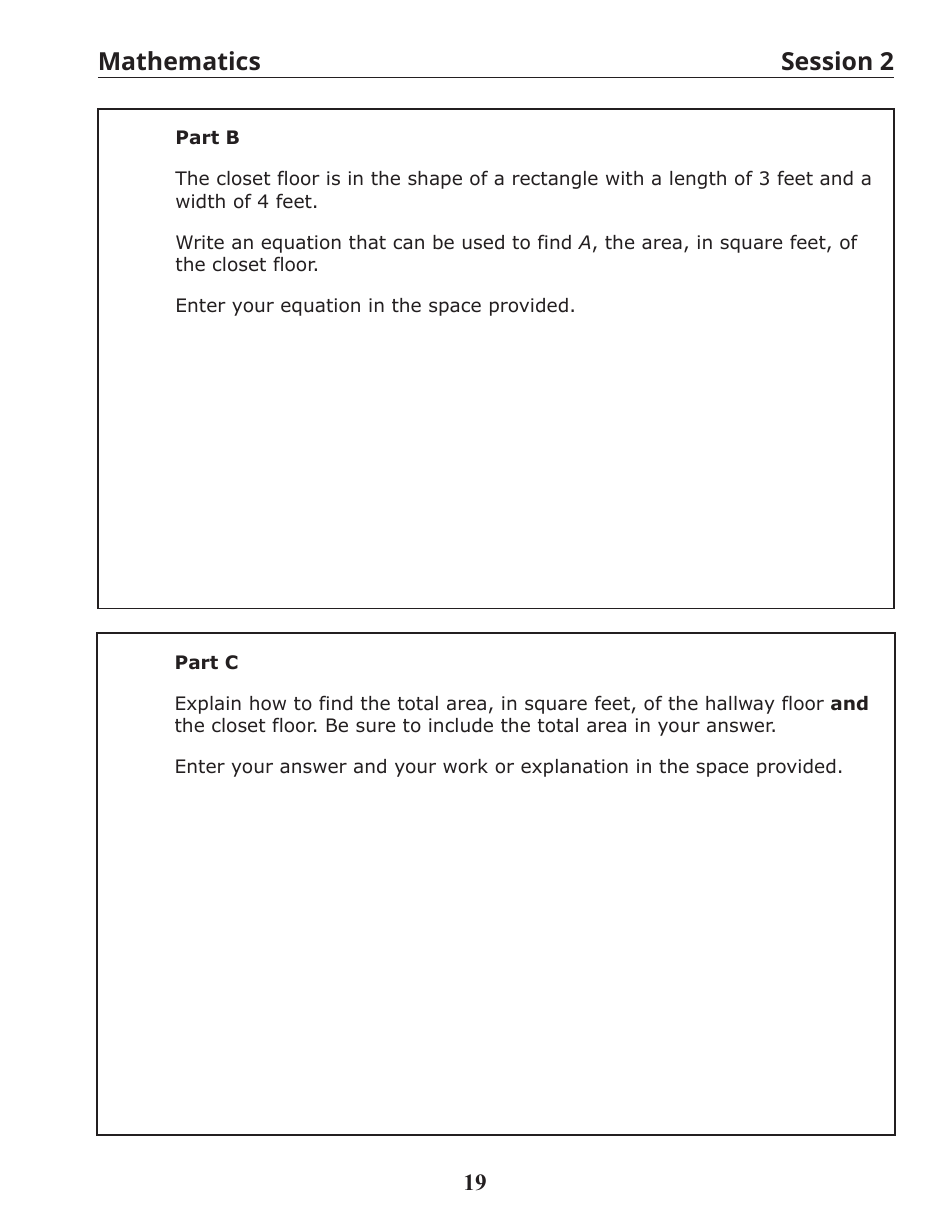 Release of Spring Ricas Test Items From the Grade 3 Mathematics Paper-Based Test - Rhode Island, Page 21