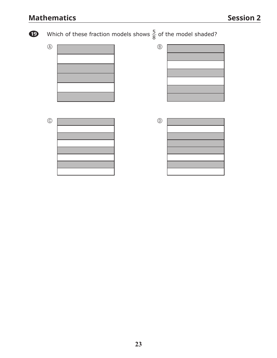 Release of Spring Ricas Test Items From the Grade 3 Mathematics Paper-Based Test - Rhode Island, Page 25