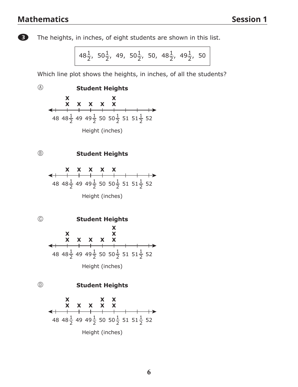 Release of Spring Ricas Test Items From the Grade 3 Mathematics Paper-Based Test - Rhode Island, Page 8