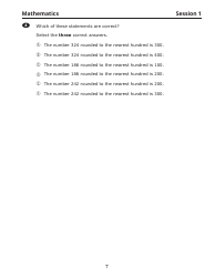 Release of Spring Ricas Test Items From the Grade 3 Mathematics Paper-Based Test - Rhode Island, Page 9
