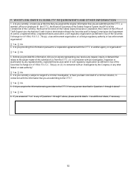 CFTC Form TCR Tip, Complaint or Referral, Page 10