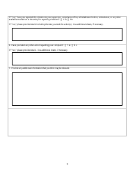 CFTC Form TCR Tip, Complaint or Referral, Page 9