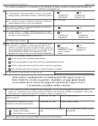 Formulario SSA-2-BK-SP Solicitud Para Beneficios Como Conyuge (Spanish), Page 2