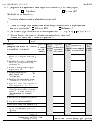 Formulario SSA-632-BK-SP Solicitud De Exoneracion De Sobrepago (Spanish), Page 8