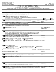 Document preview: Form SSA-1383 Student Reporting Form