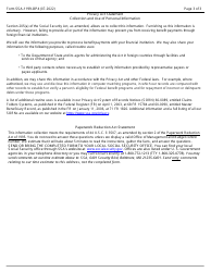 Form SSA-1199-OP4 Direct Deposit Sign-Up Form (Bahama Islands), Page 3