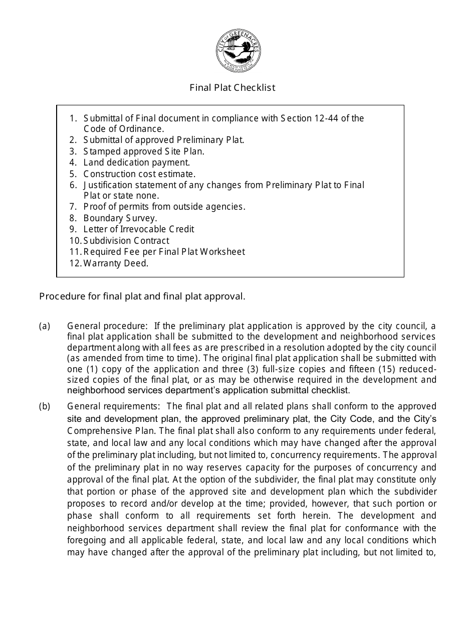 City Of Greenacres Florida Final Plat Checklist Fill Out Sign applying-with-the-common-app-office-of-admissions