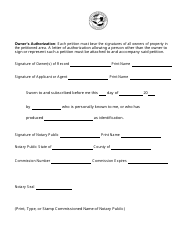 Document preview: Owner Authorization - City of Greenacres, Florida