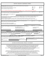 AE Form 690-70A Application (English/German), Page 4