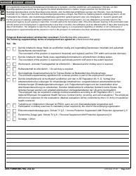 AE Form 690-70G Employment Contract Modification (English/German), Page 2