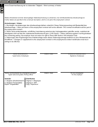 AE Form 690-70G Employment Contract Modification (English/German), Page 3