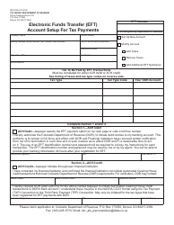 Document preview: Form DR5785 Electronic Funds Transfer (Eft) Account Setup for Tax Payments - Colorado