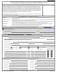 DA Form 5434 Sponsorship Program Counseling and Information Sheet