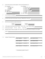 Lot Line Adjustment Application - Stanislaus County, California, Page 4