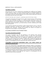 Staff Approval Permit Application - Stanislaus County, California, Page 3