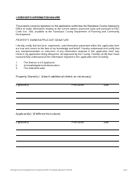 Merger Application - Stanislaus County, California, Page 9
