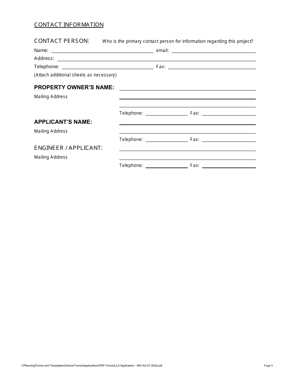 Lot Line Adjustment Application With Williamson Act - Stanislaus County, California, Page 6