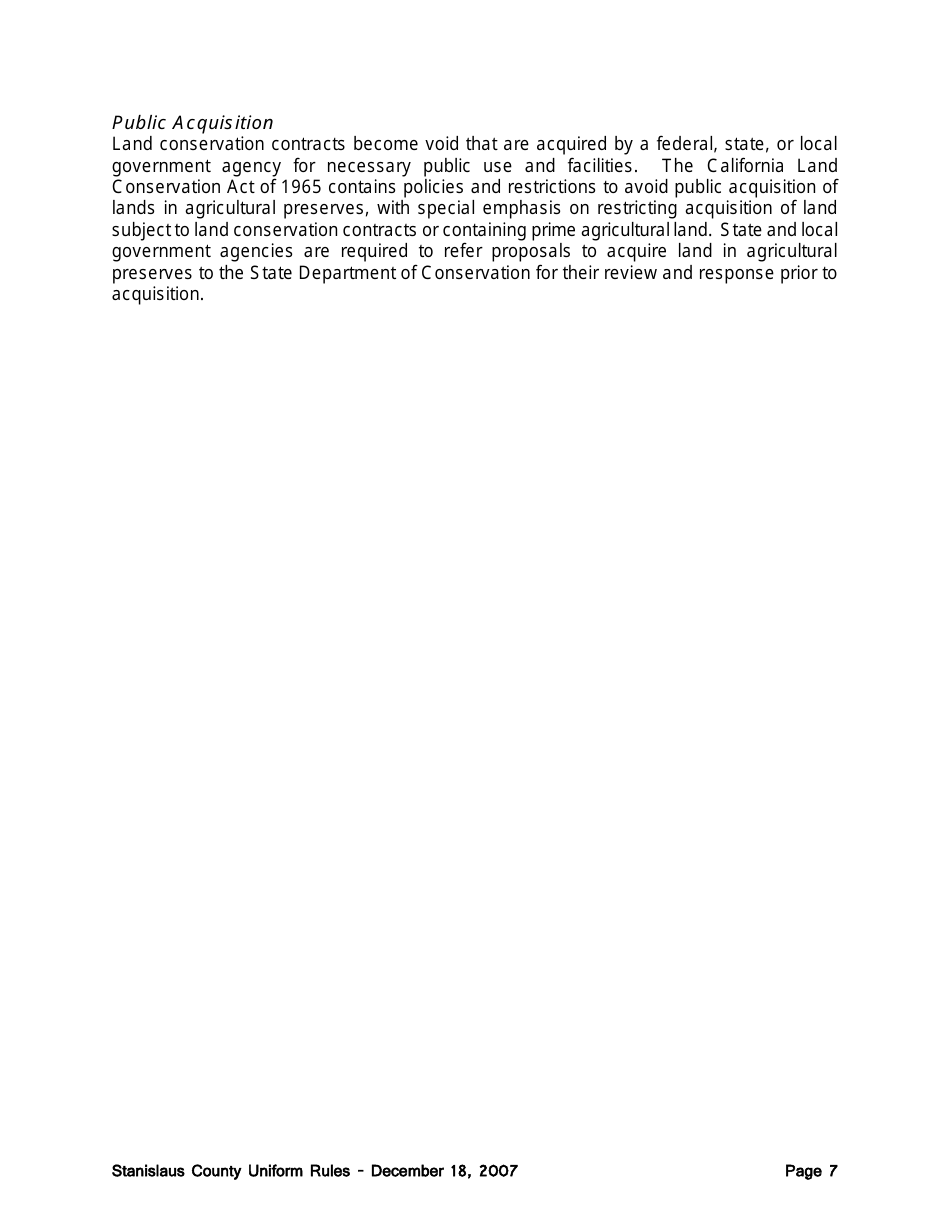 New Williamson Act Contract Application - County of Stanislaus, California, Page 13