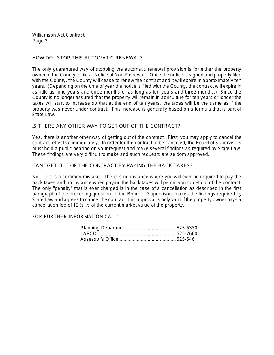 New Williamson Act Contract Application - County of Stanislaus, California, Page 4